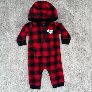 Just One You Fleece One Piece - Size 3 Months